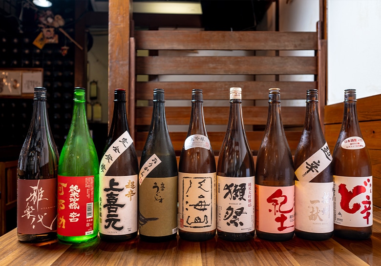 種類豊富なお酒